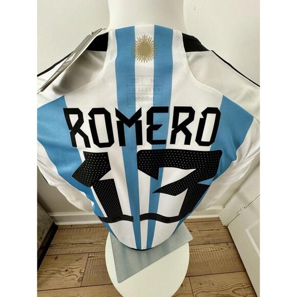 2022 Adidas World Cup 3 STAR Argentina C. Romero M Authentic